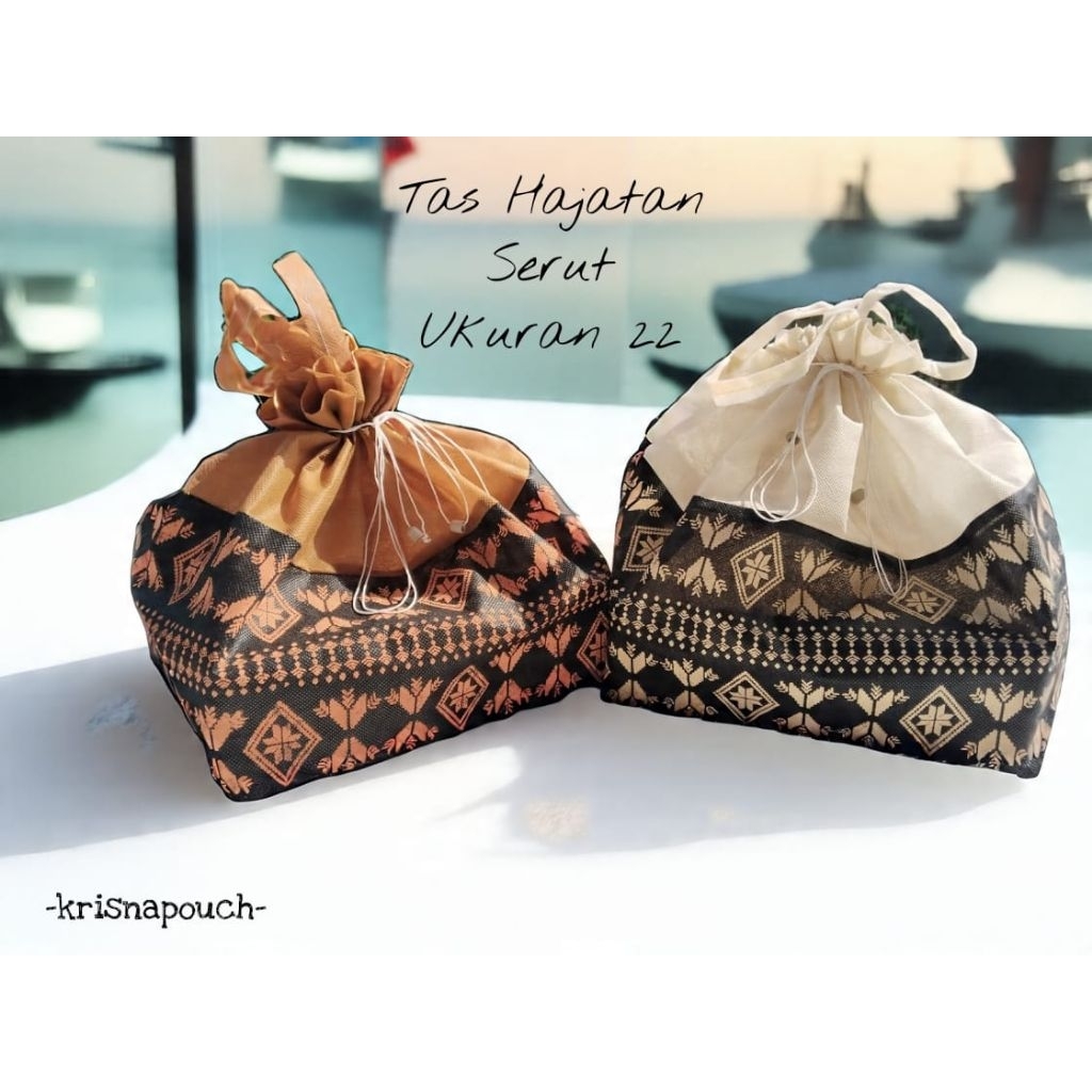 

Tas hajatan Serut batik Nusantara ukuran 22 ( 12 PCS)