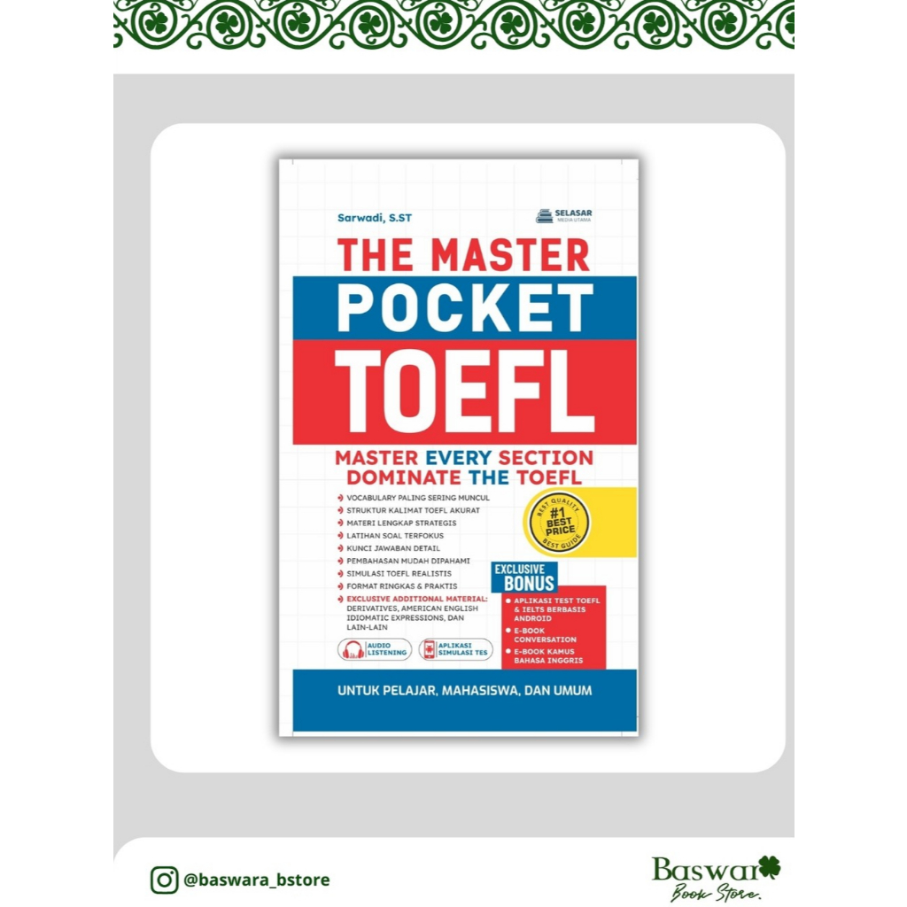 BUKU THE MASTER POCKET TOEFL