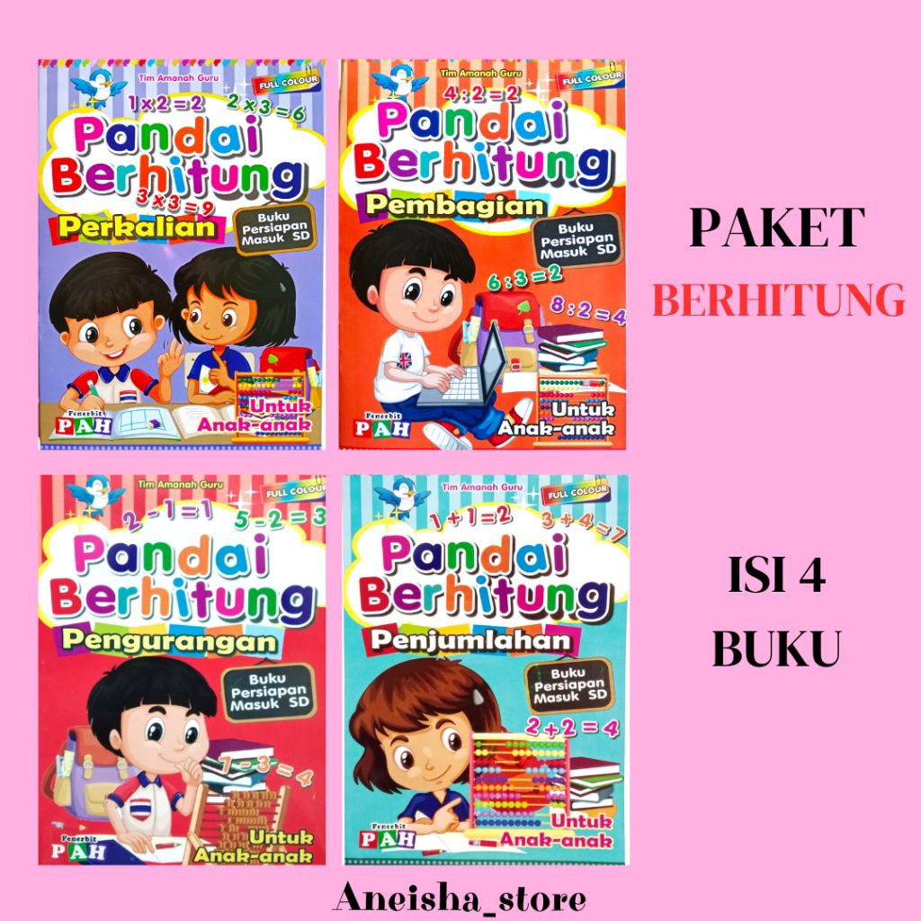 

Buku Pandai Berhitung Penjumlahan/perkalian/Pengurangan/Pembagian