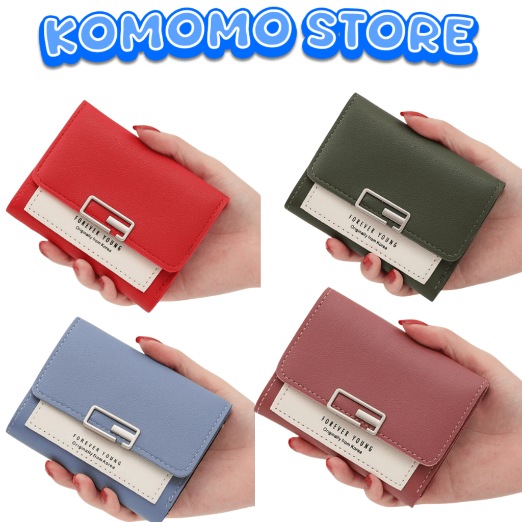 KMM DOMPET WANITA DOMPET IMPORT MURAH DOMPET LIPAT CANTIK D-665