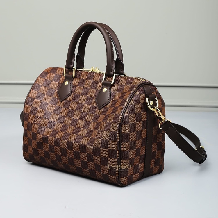 Speedy Bandouliere Damier Ebene 25 - Brown