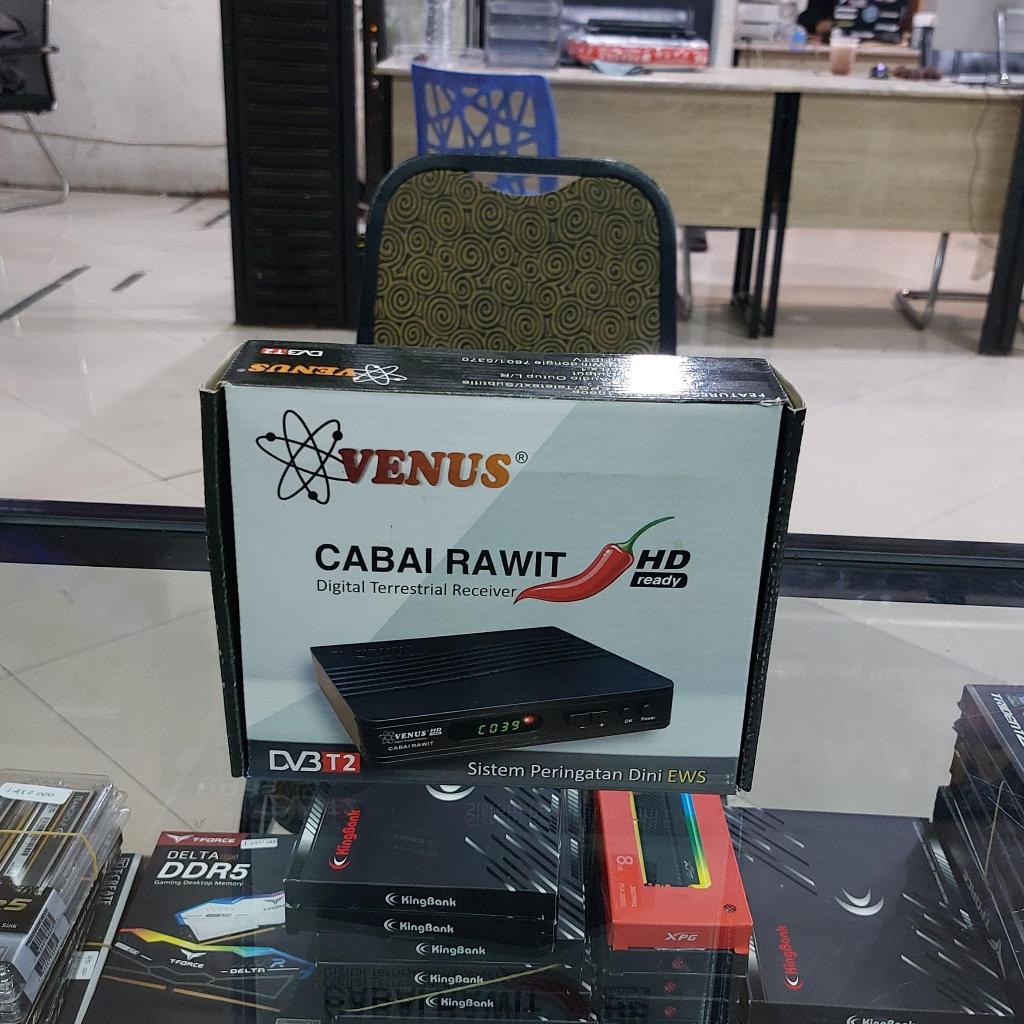 SETUP BOX STB VENUS CABAI RAWIT SIARAN TV DIGITAL DVBT2