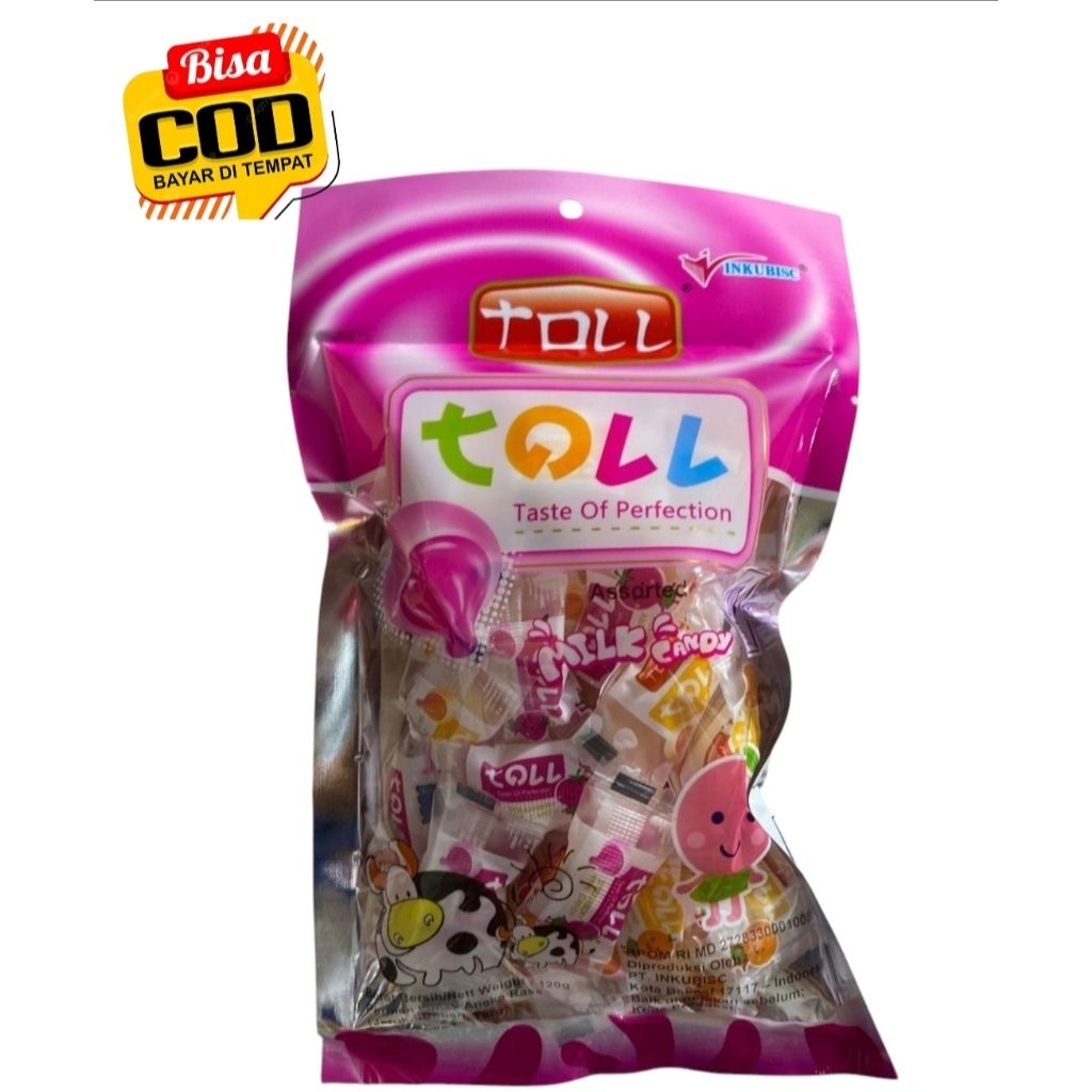 

PERMEN TOLL MILK CANDY ISI 30PCS 120GR/PERMEN MURAH/PERMEN SUSU/PERMEN JELLY