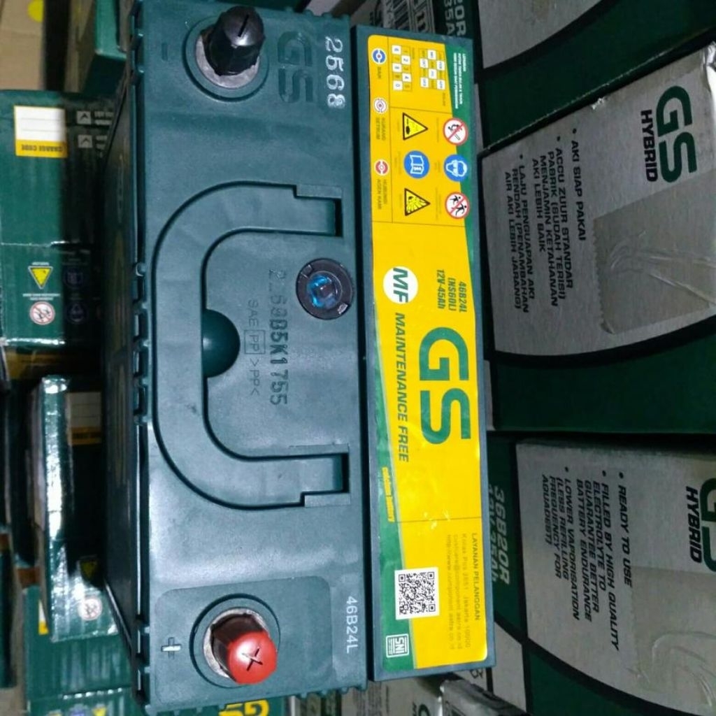 Aki MF kering GS ASTRA ORIGINAL NS60, NS60L & NS60LS Avanza HRV Livina - NS60LS