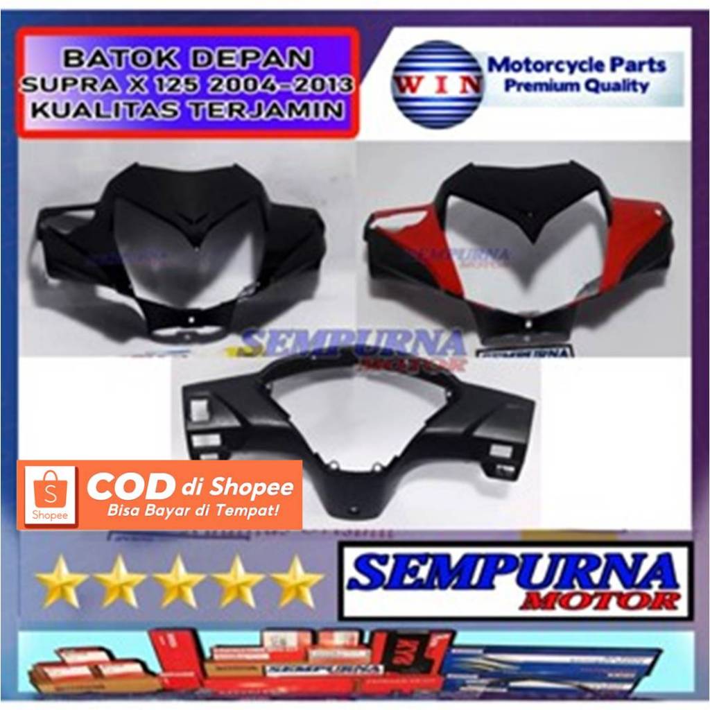 Merek Win Kualitas Original Batok Depan Belakang Supra X 125 Batman 2007-2013