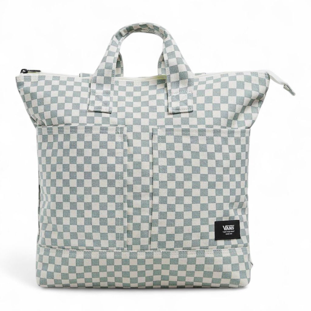 Vans Daily Backpack Checkerboard Misty Green 14L