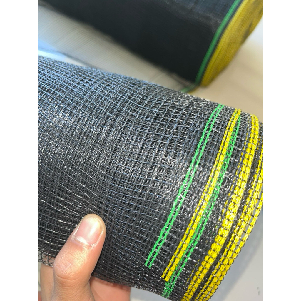 promo waring hitam 1rol panjang 30meter x 1.2meter list rapi termurah