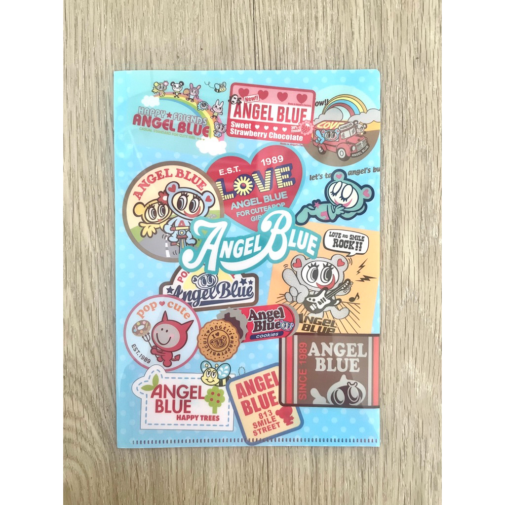 

Clear File Holder Angel Blue