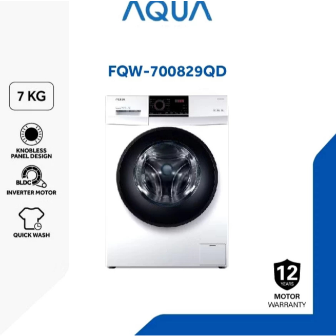 AQUA MESIN CUCI FRONT LOADING 7KG FQW-700829QD