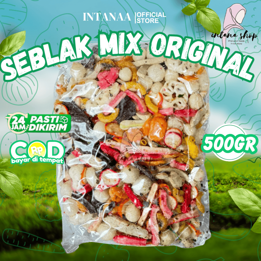 

500GR SEBLAK MIX KERING ORIGINAL DAUN JERUK INTANAASHOP