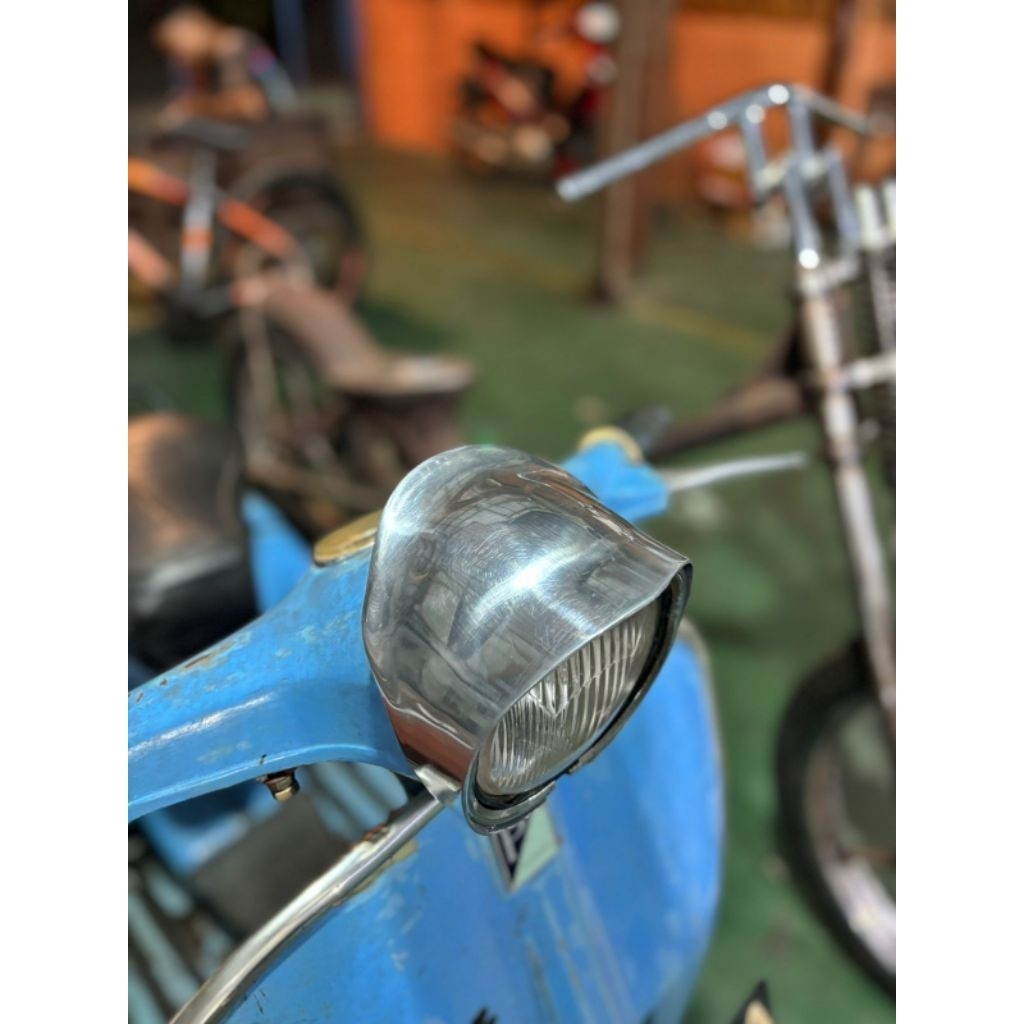 Pet Topi Lampu Vespa Super Sprint Vbb Px Pts Custom by Zutur Garage