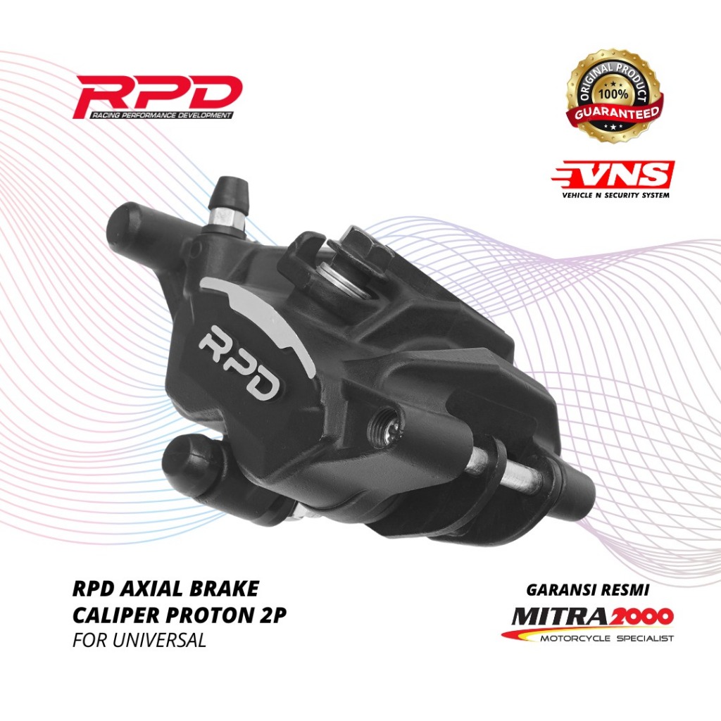 RPD Axial Brake Caliper Proton 2P-U Black