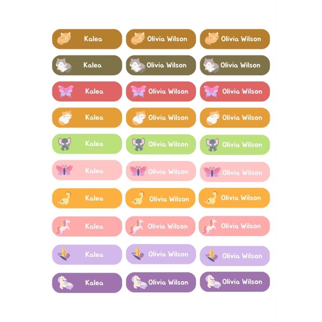 

STIKER SABLON LABEL NAMA TINGGAL SETRIKA / LABEL PRINTING KAIN