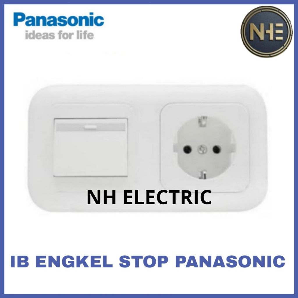 Ib Engkel Stop Panasonic - Inbow Saklar Engkel Stop Kontak Panasonic - Inbow Saklar Tunggal Stop Kon