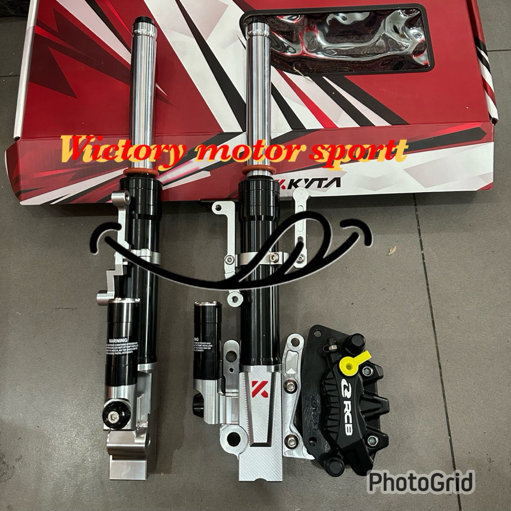 shock depan dan kaliper rcb s26 e series kyta stylo abs stylo cbs vario 160 abs vario 160 cbs