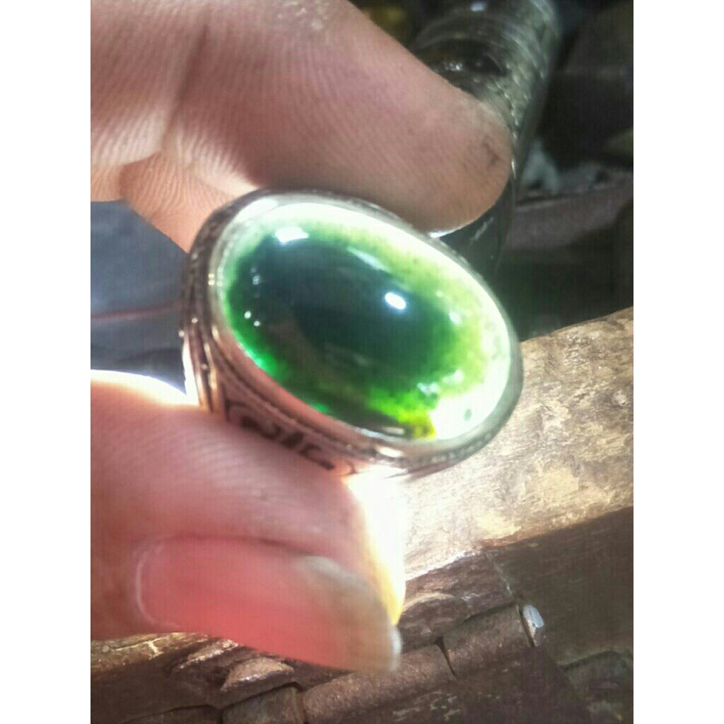 batu akik ijo garut cincau