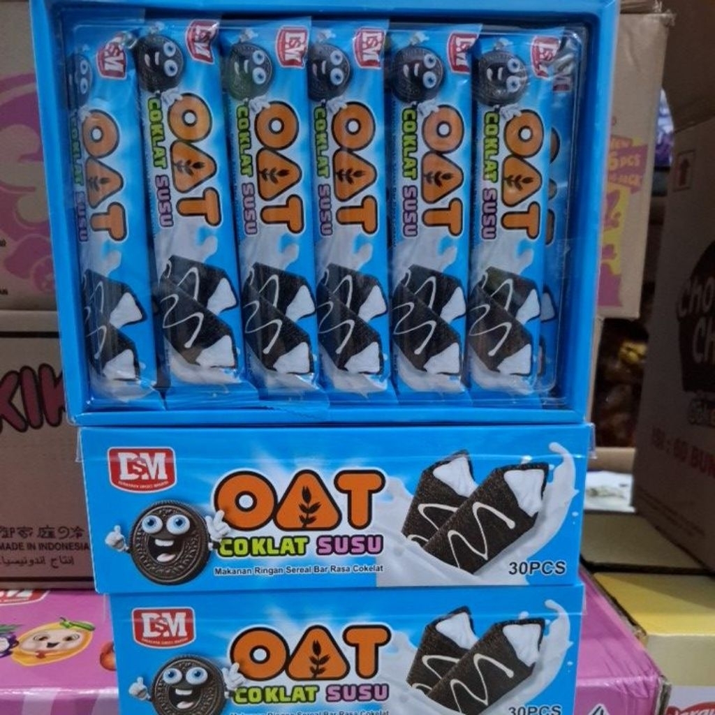 

DSM Oat coklat susu // 30 pcs // box