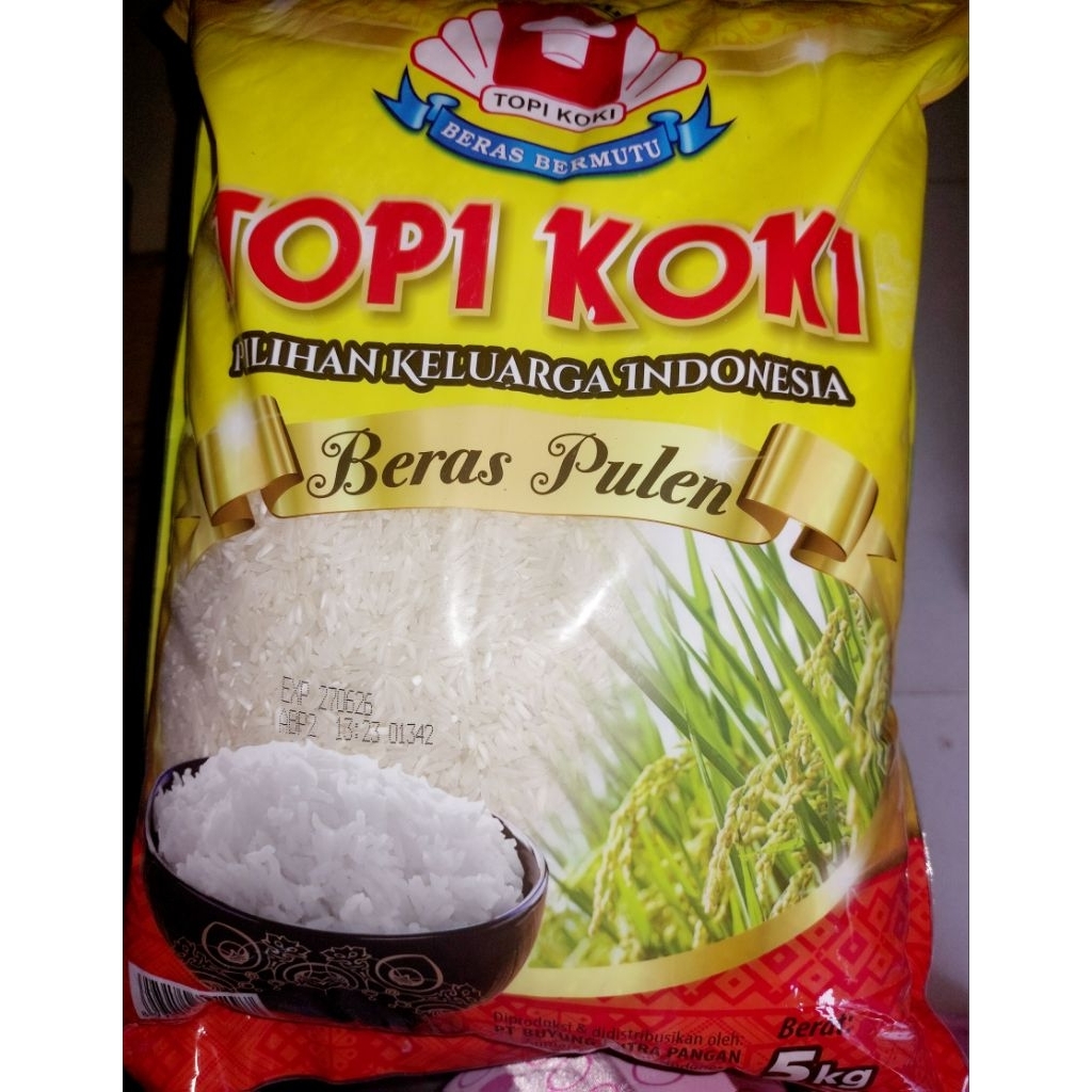 

Beras Topi Koki 5 KG