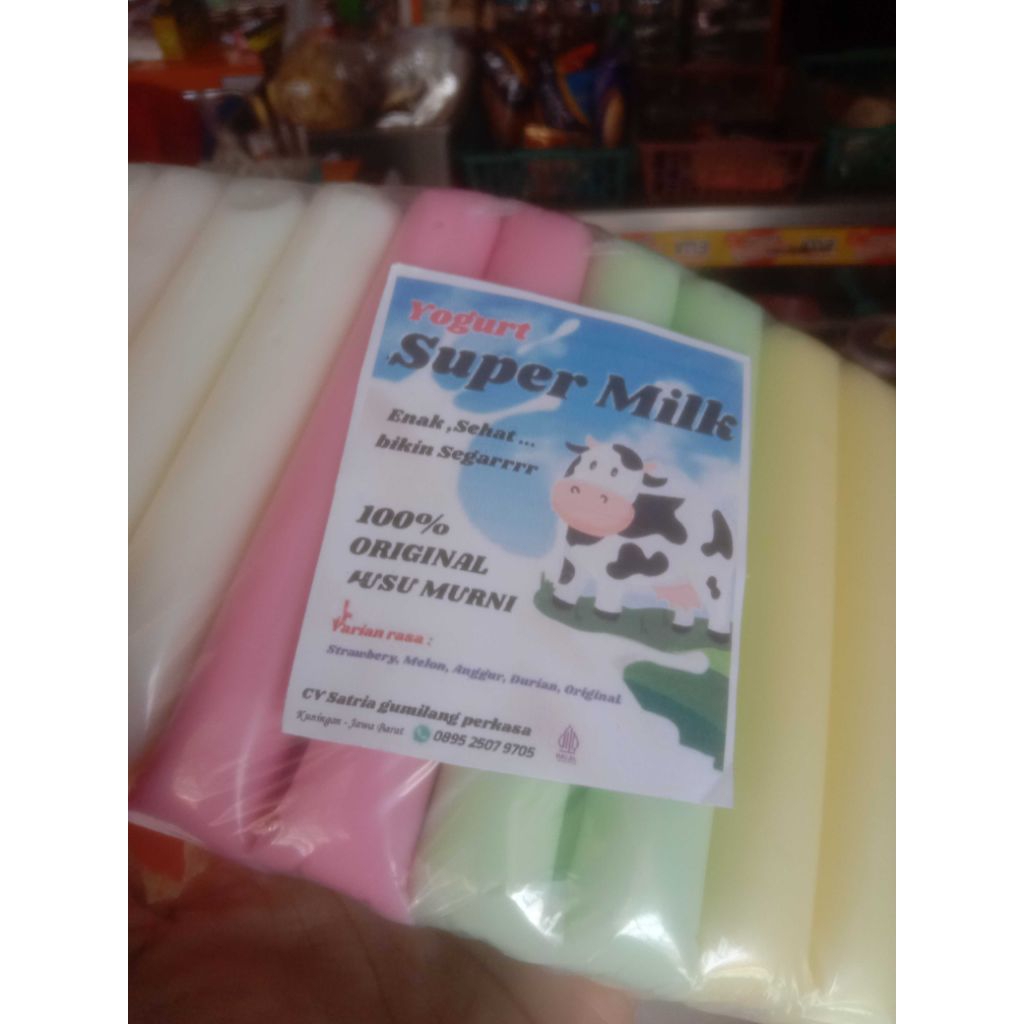 

Yogurt Susu Supermilk 1 Pack Isi 22 pcs Enakk lezzatt