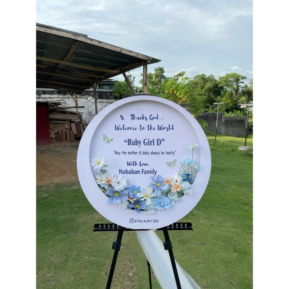 

FLOWER BOX LINGKARAN (Lis tipis Diameter 60cm)