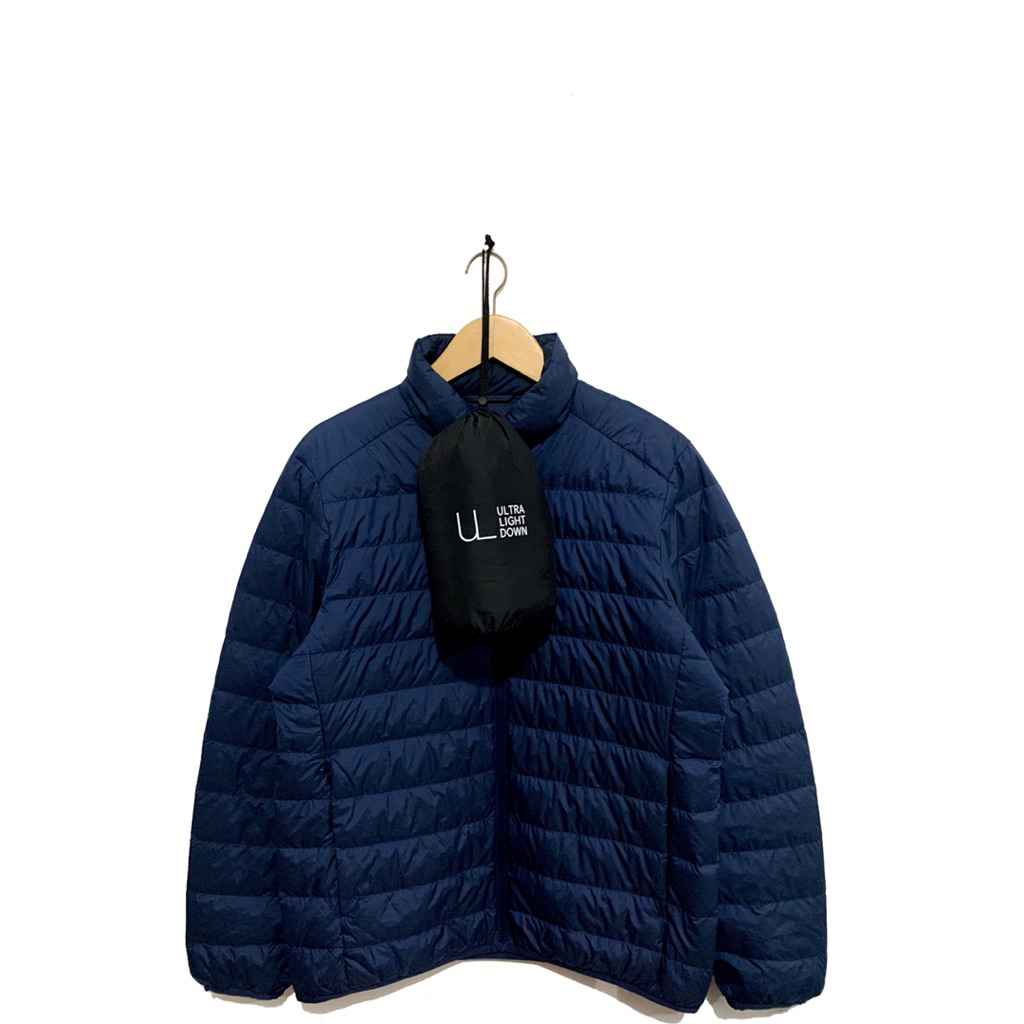 jaket bulu angsa uniql ultralight down 3d cut with pouch