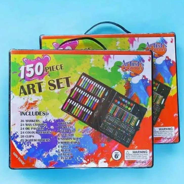

Crayon Set isi 150 Pcs Pensil Warna Gambar Anak Bermain Mewarnai Komplit