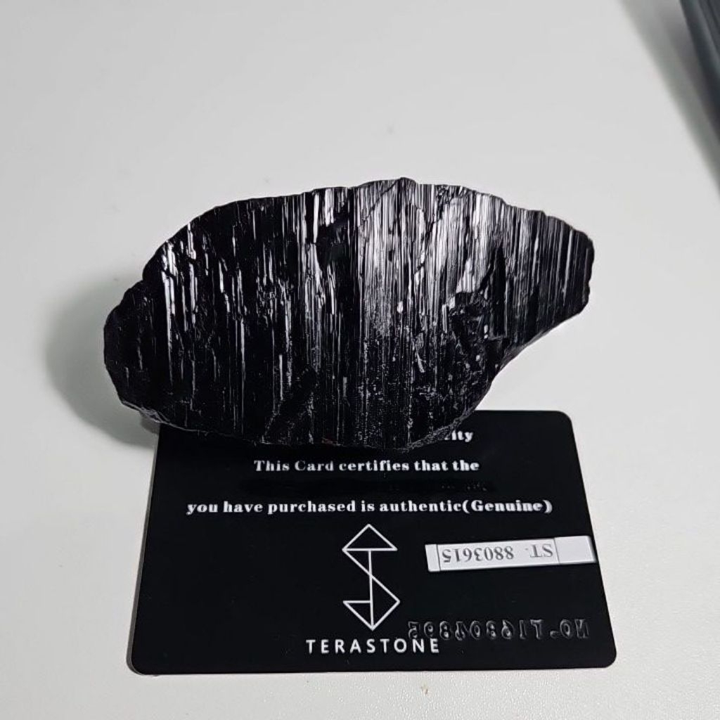 BLACK TOURMALINE BATU ALAM ASLI BRAZIL