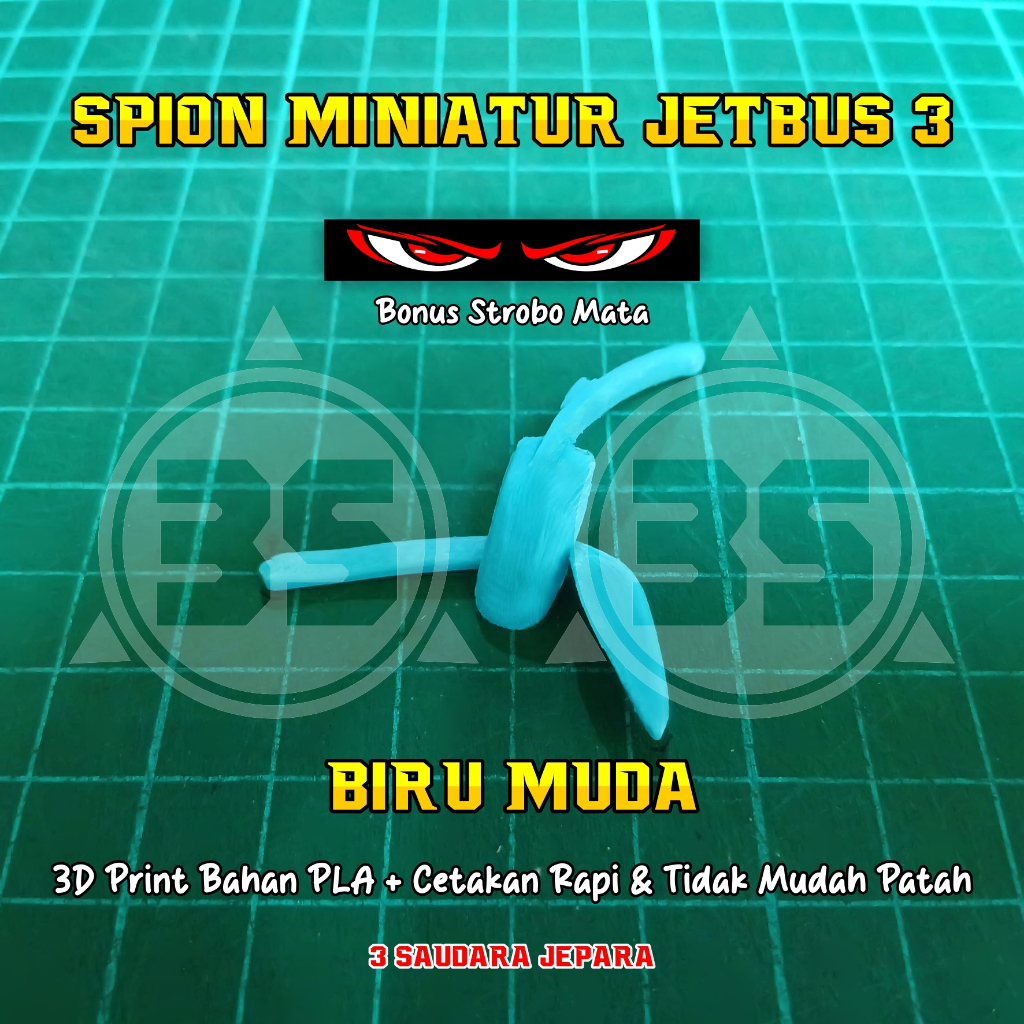 Spion Miniatur JetBus 3 Plastik 3D Print Halus