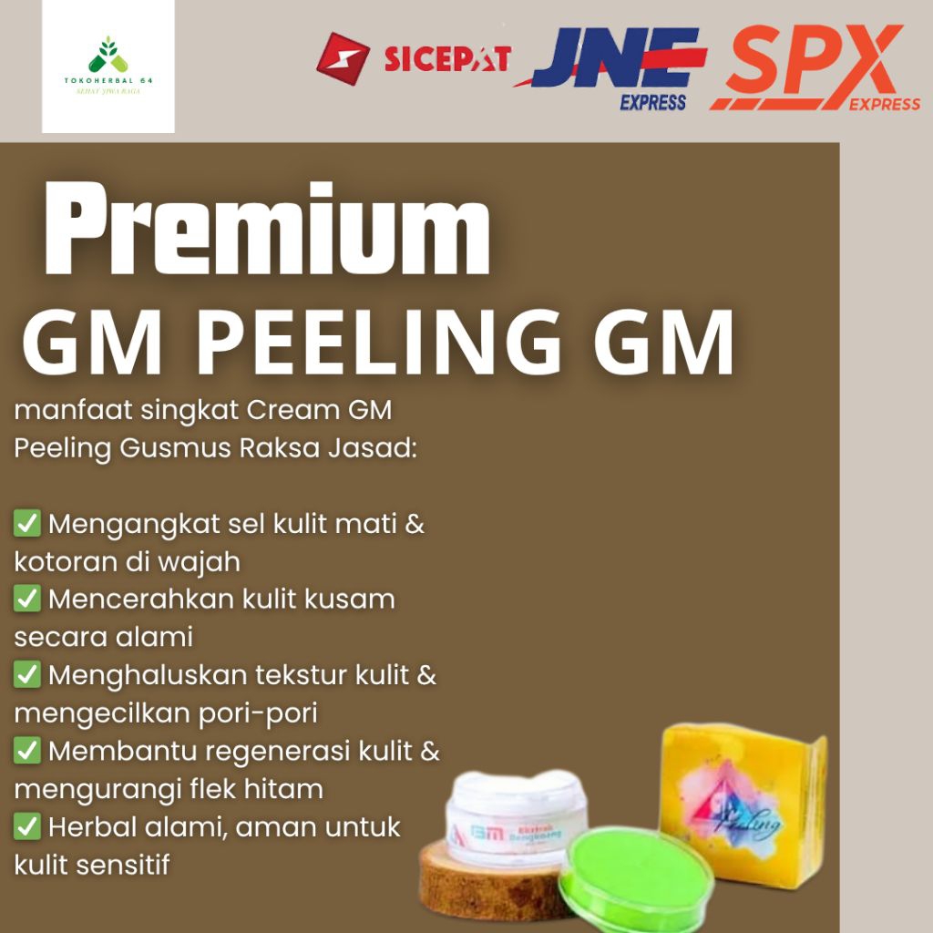 cream wajah ampuh GM Peeling New Gusmus Therapy