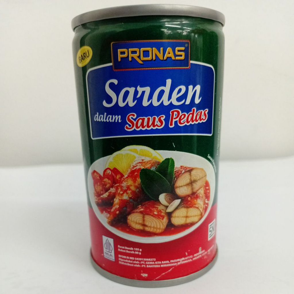 

PRONAS - IKAN SARDEN SAUS CABE PEDAS 155g