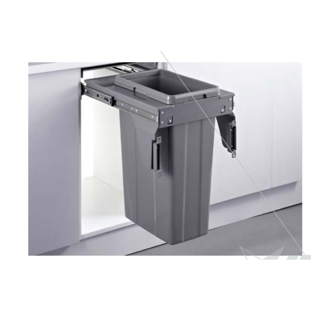 waste bin tong sampah slow motion grey VITCO