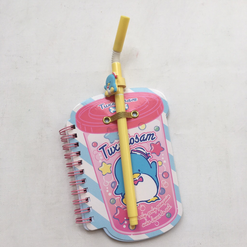 

Tuxedosam notebook and pen