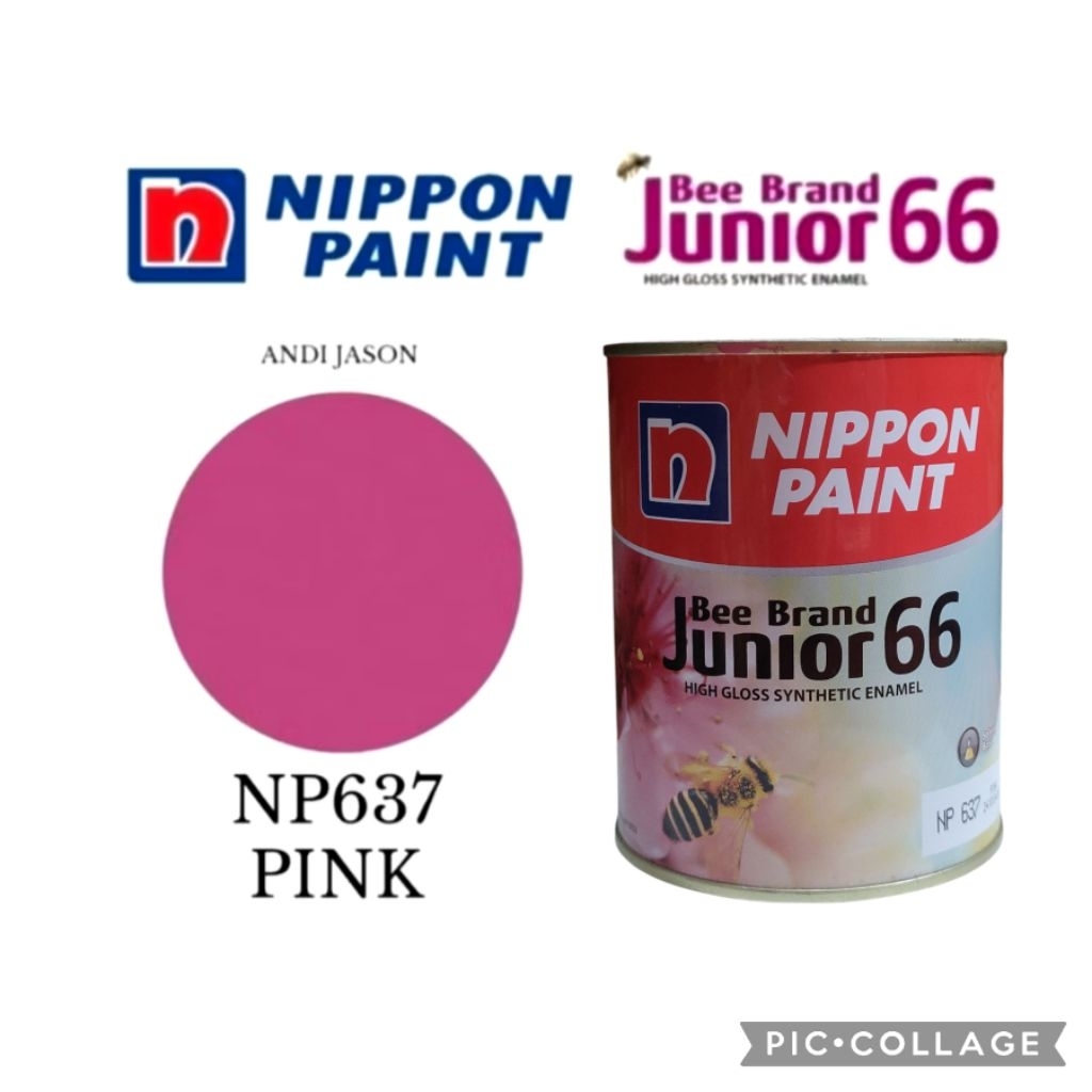 CAT BEE BRAND JUNIOR 66.  0.8 LITER NO NP 637 PINK CAT MINYAK KAYU DAN BESI BB JUNIOR