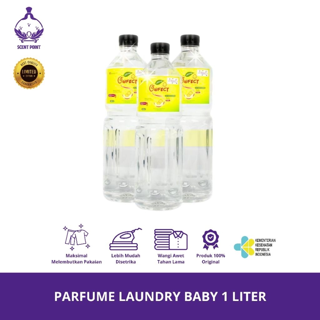 Scentpoint Parfum Laundry Owfect Baby 1000 ML Pewangi Pakaian Anti Bakteri