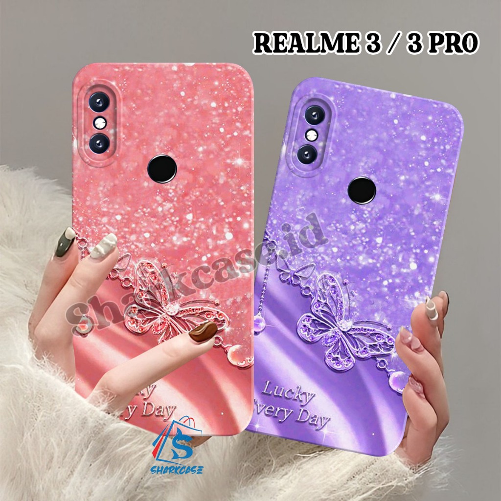 Case Realme 3 / 3 PRO / 5 PRO / 5 / 5i / 5s / C3 / C2 / C1 Motif Bunga Aesthetic Terbaru Kekinian - 
