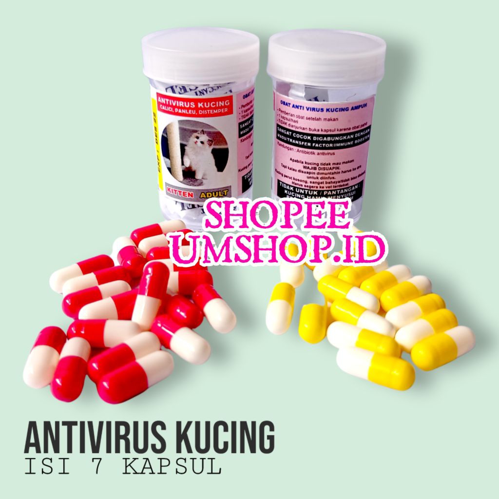 Vitamin Kucing Antivirus Cat Distemper Calici Panleu