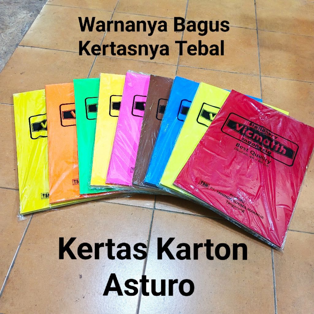 

1 Pak Kertas Karton Asturo Isi 50 Lembar ( PACKING AMAN )