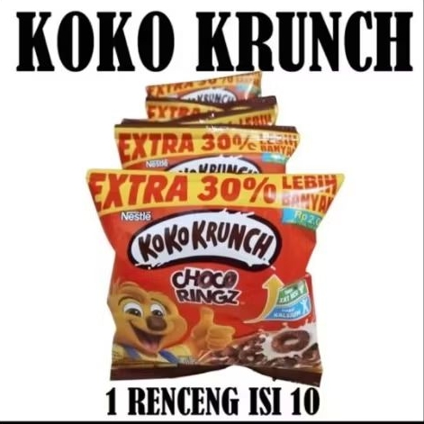 

KOKO KRUNCH CHOCO RINGS SEREAL SARAPAN PAGI 1RENCENG