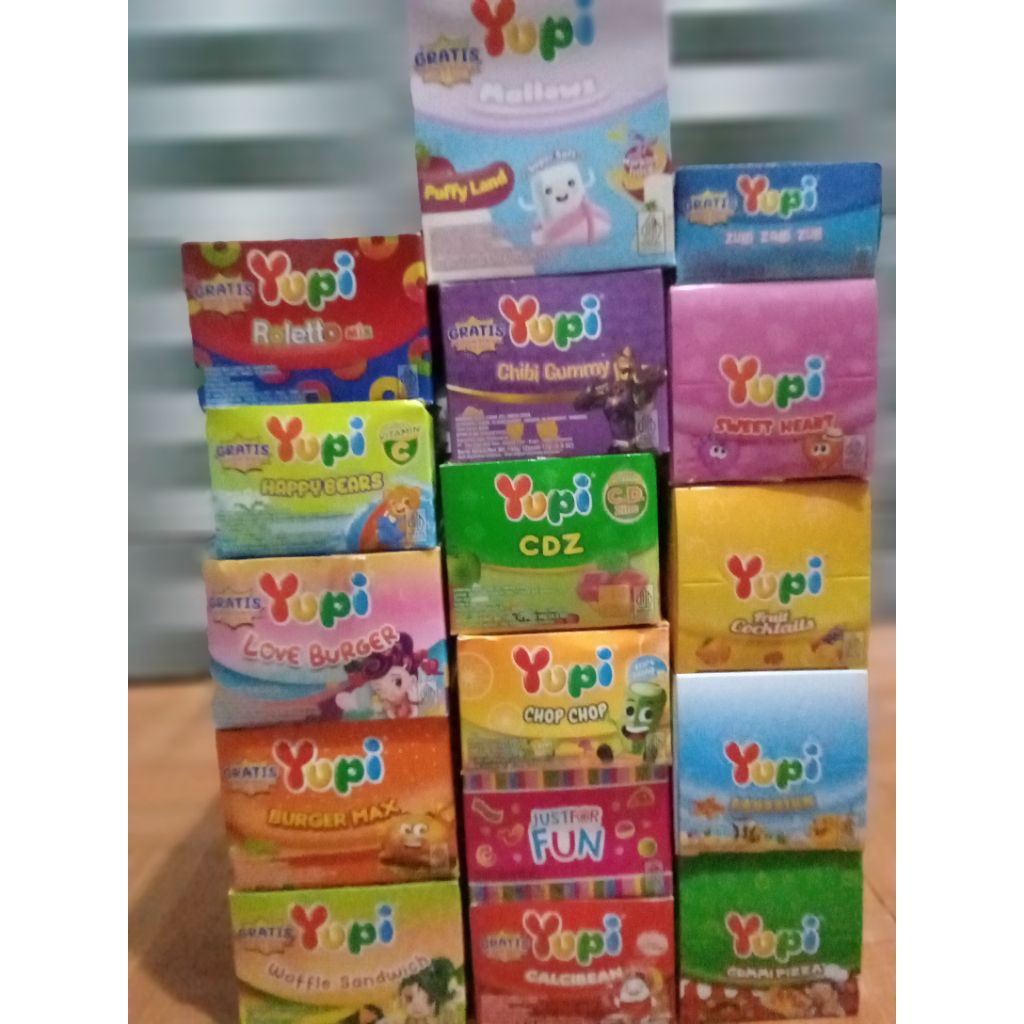 

Yupi 1000/yupi just for fun/yupi roleto/yupi chop chop/yupi zugi zag/yupi marshmallow/yupi chibi gummy/yupi CDZ