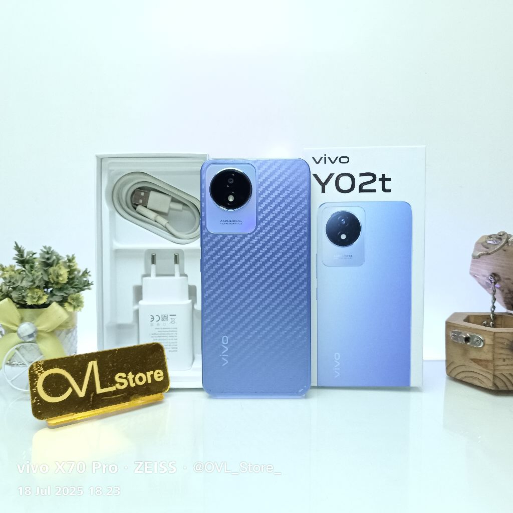 Vivo Y02T RAM 4/64 GB HP Second Original Bergaransi