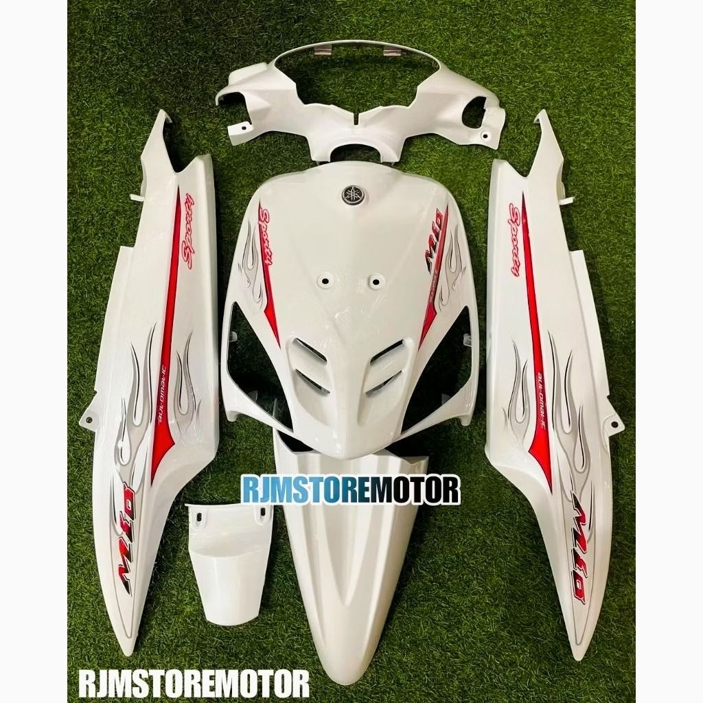 full body halus yamaha mio sporty putih mutiara