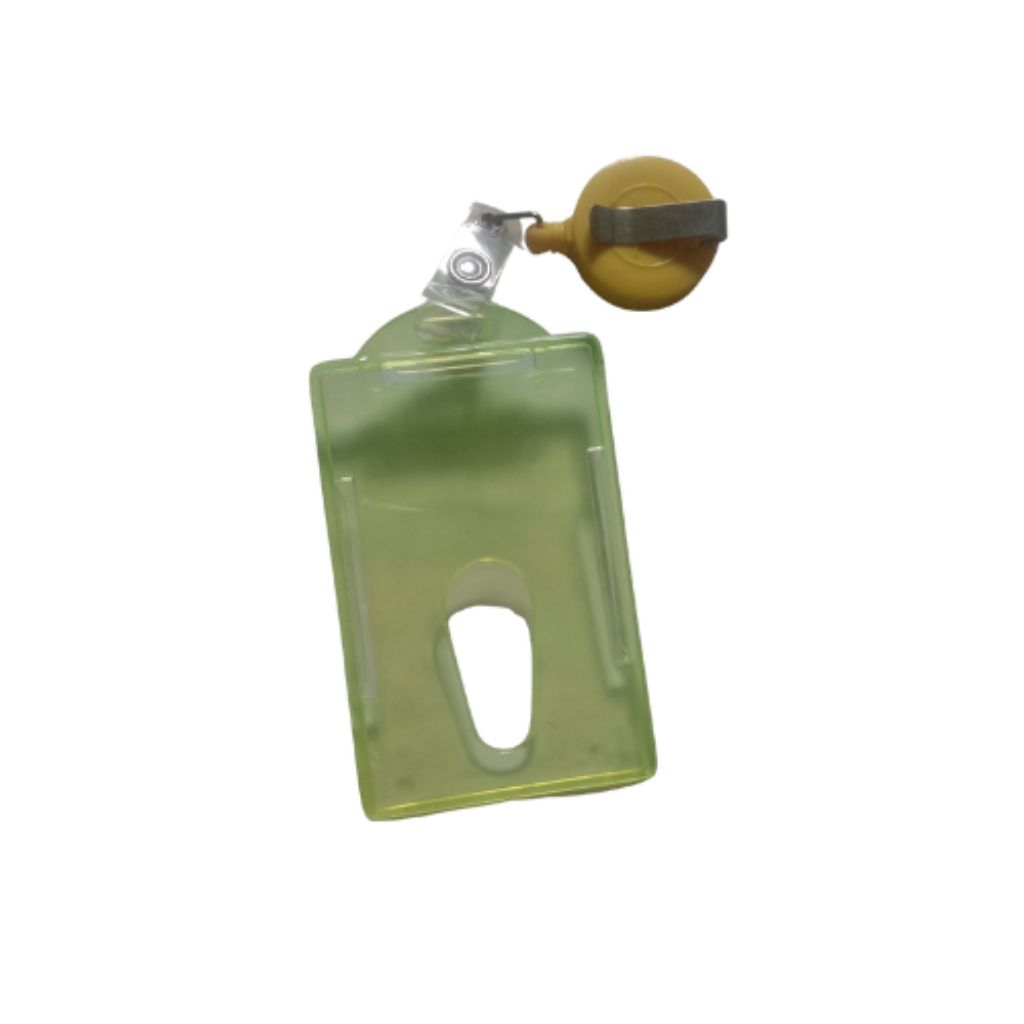 

[YOBANA] ID CARD NAME TAG LANYARD CARD HOLDER YOYO PLASTIK TRANSPARAN 8,5×5,5 CM