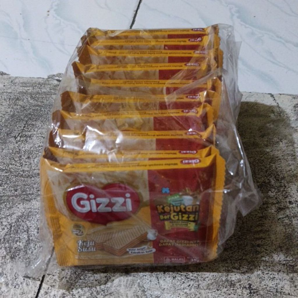 

Gizzi Wafer Keju Susu 35g