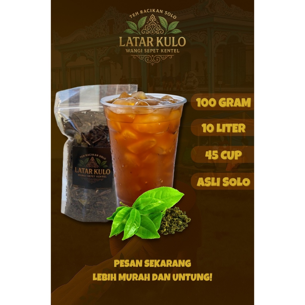 

Teh racik khas solo wangi sepet kentel 100gr