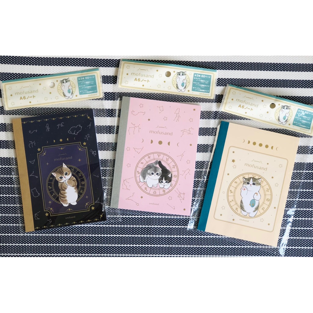 

mofusand note book A6 buku catatan 60lbr original japanw