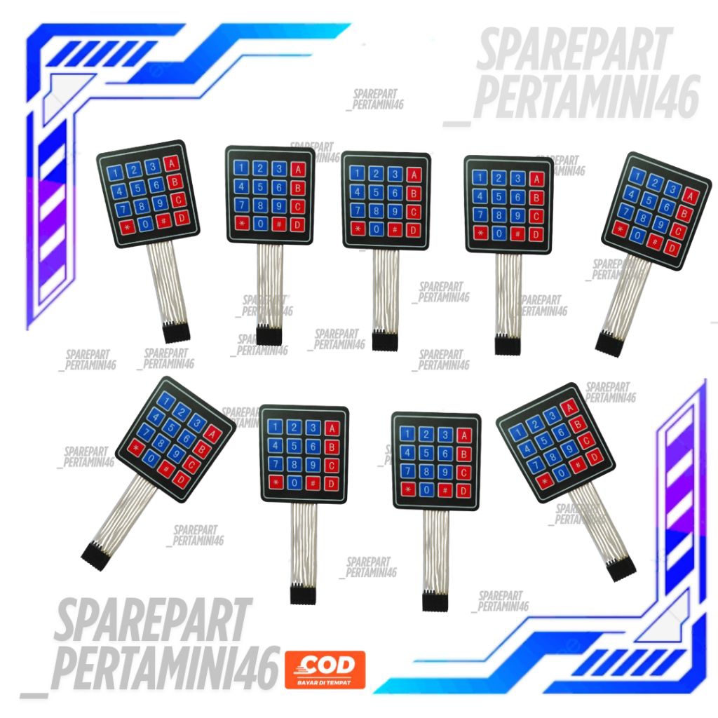 Keypad Tombol Pom Mini Pertamini Digital Keypad Tombol Digital