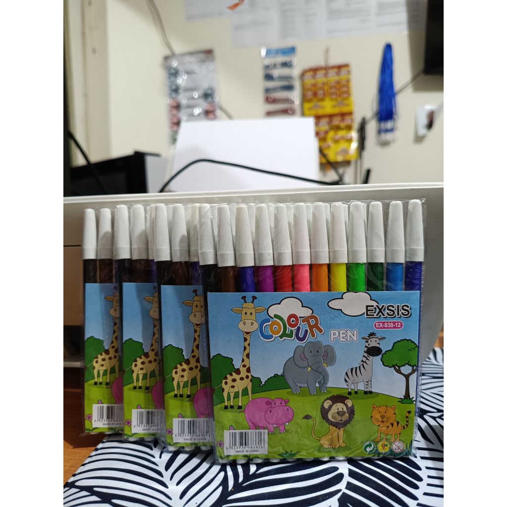 

Spidol 12 Warna EXSIS 838 (Set)