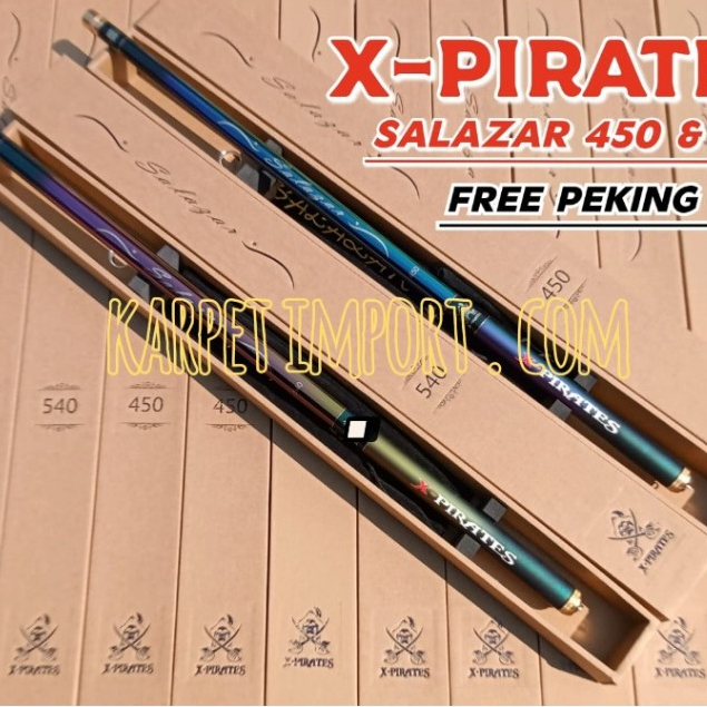 Joran Tegek Pancing Xpirates Salazar 450 540 Packing Pipa PVC