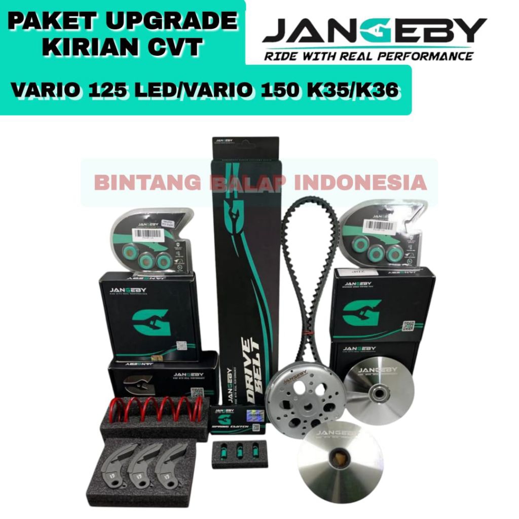 JANGEBY PAKET FULL UPGRADE CVT MATIC VARIO 125 NEW VARIO150 NEW LED MANGKOK CUSTOM JANGEBY RUMAH ROL