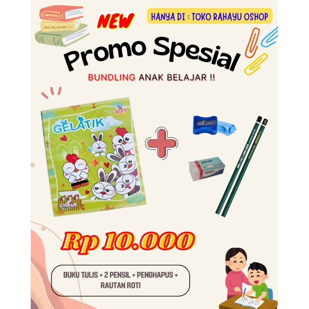 

Promo Spesial Paket alat tulis hemat